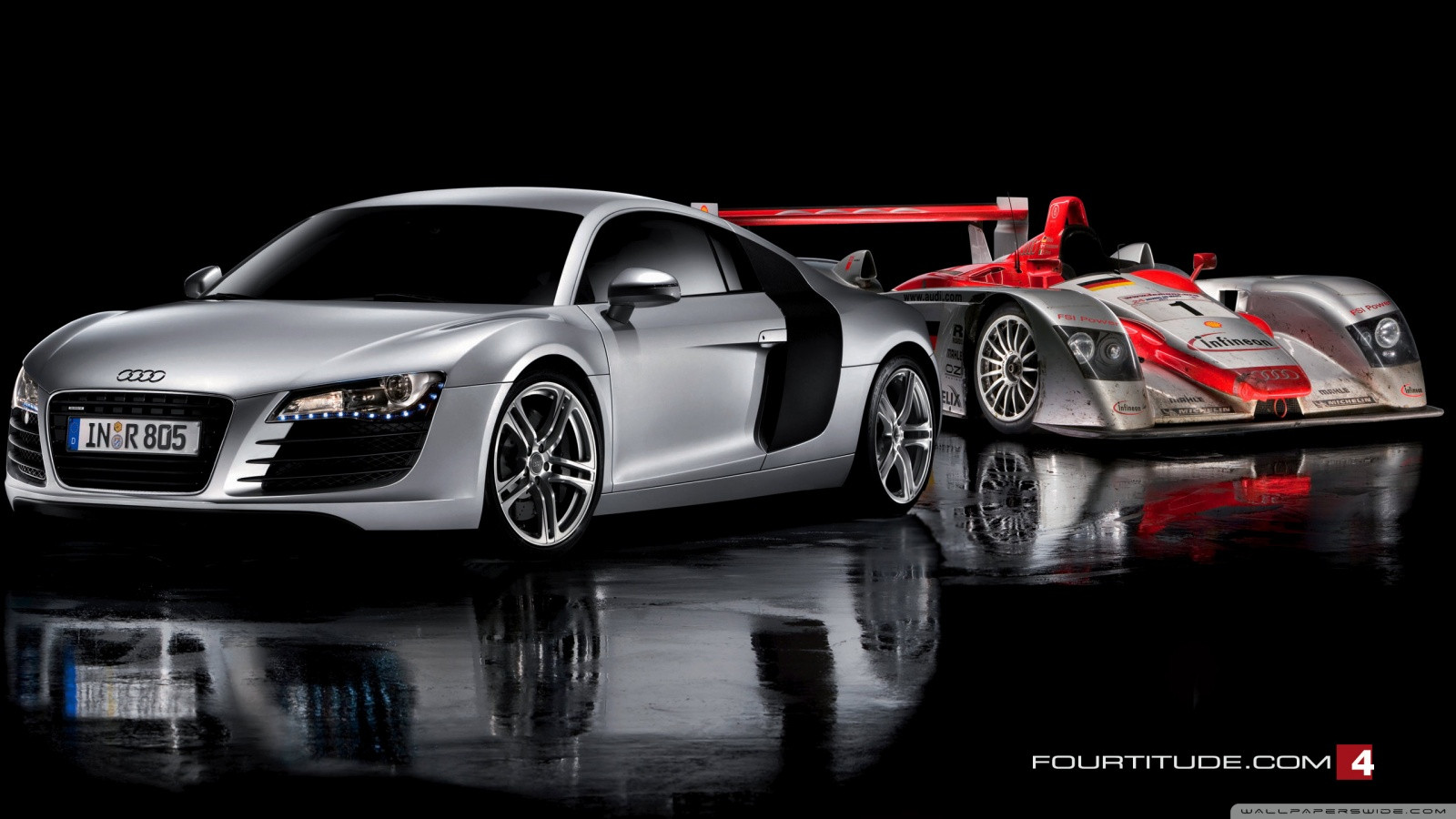 Wallpapers Cars Audi Audi R8 et R18