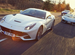  Cars Ferrari F12 Berlineta, Lamborghini Adventador et Aston-Martin Vanquish