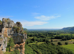  Nature vallée de la dordogne près de Martel (lot)