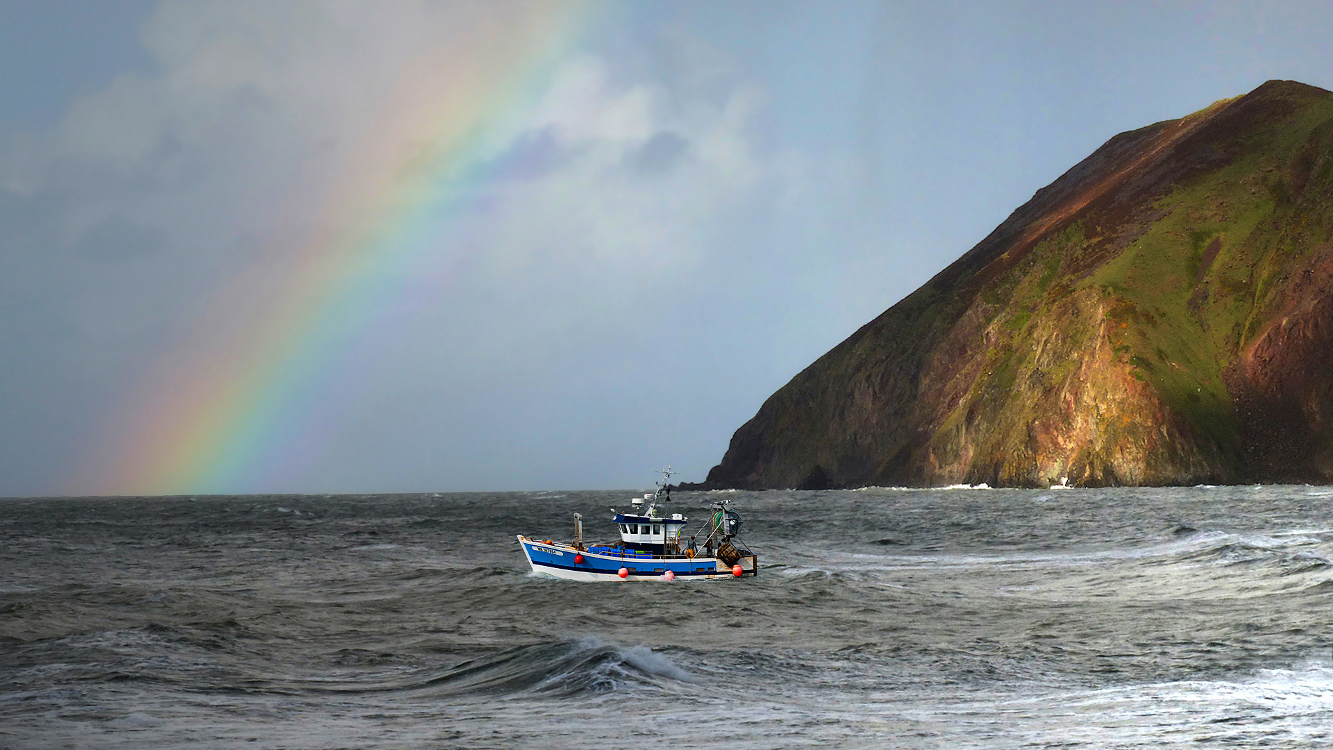 Fonds d'cran Nature Mers - Ocans - Plages Sortie en mer aprs l'orage