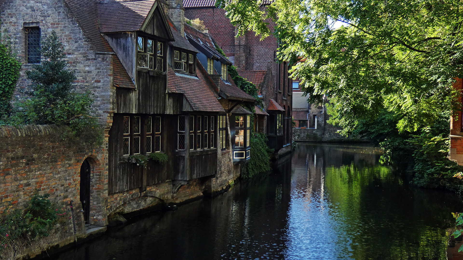 Fonds d'cran Voyages : Europe Belgique Les canaux de Bruges (Brugge)