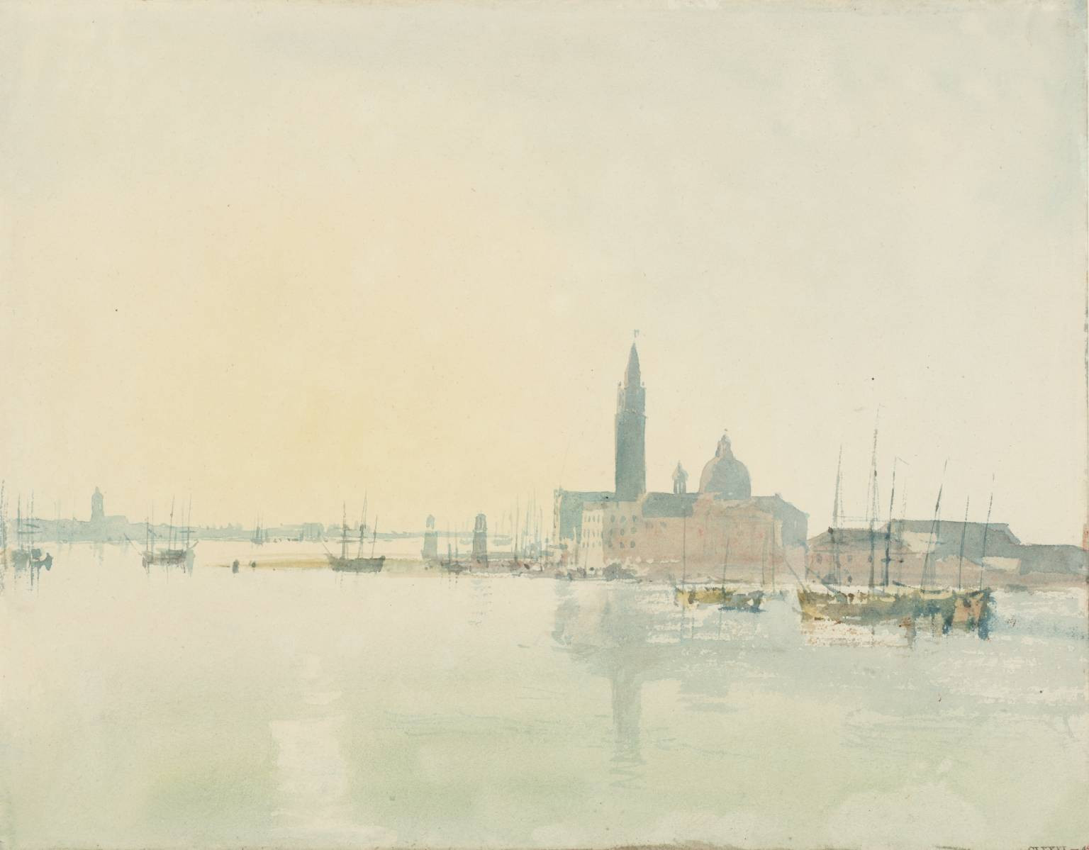 Wallpapers Art - Painting Seascapes Venise, San Giorgio Maggiore (tt le matin) - 1819 - Joseph Mallord William Turner