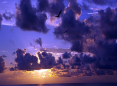  Nature Nuages noirs dans le ciel