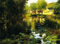  Art - Painting Le Bassin aux nnuphars - 1887 - Willard Metcalf