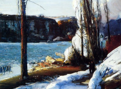  Art - Peinture Les Palisades - 1909 - Georges Bellows