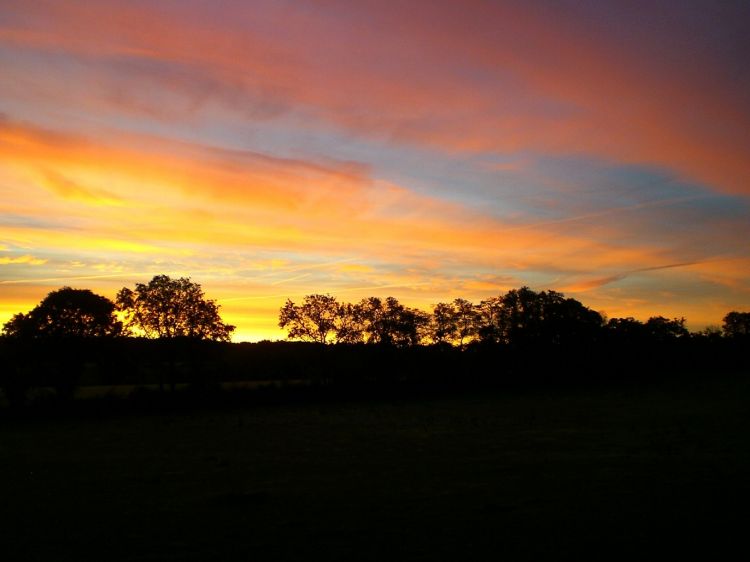 Fonds d'cran Nature Couchers et levers de Soleil Lever de soleil sur la Normandie