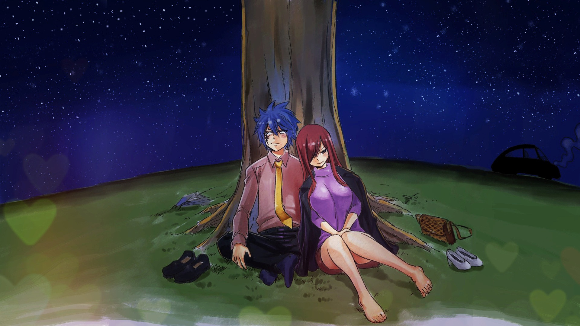 Wallpapers Manga Fairy Tail Erza & Jellal