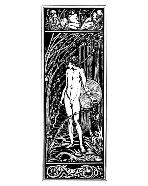 Wallpapers Art - Painting Miscellaneous Perseus - 1891 - Aubrey Beardsley