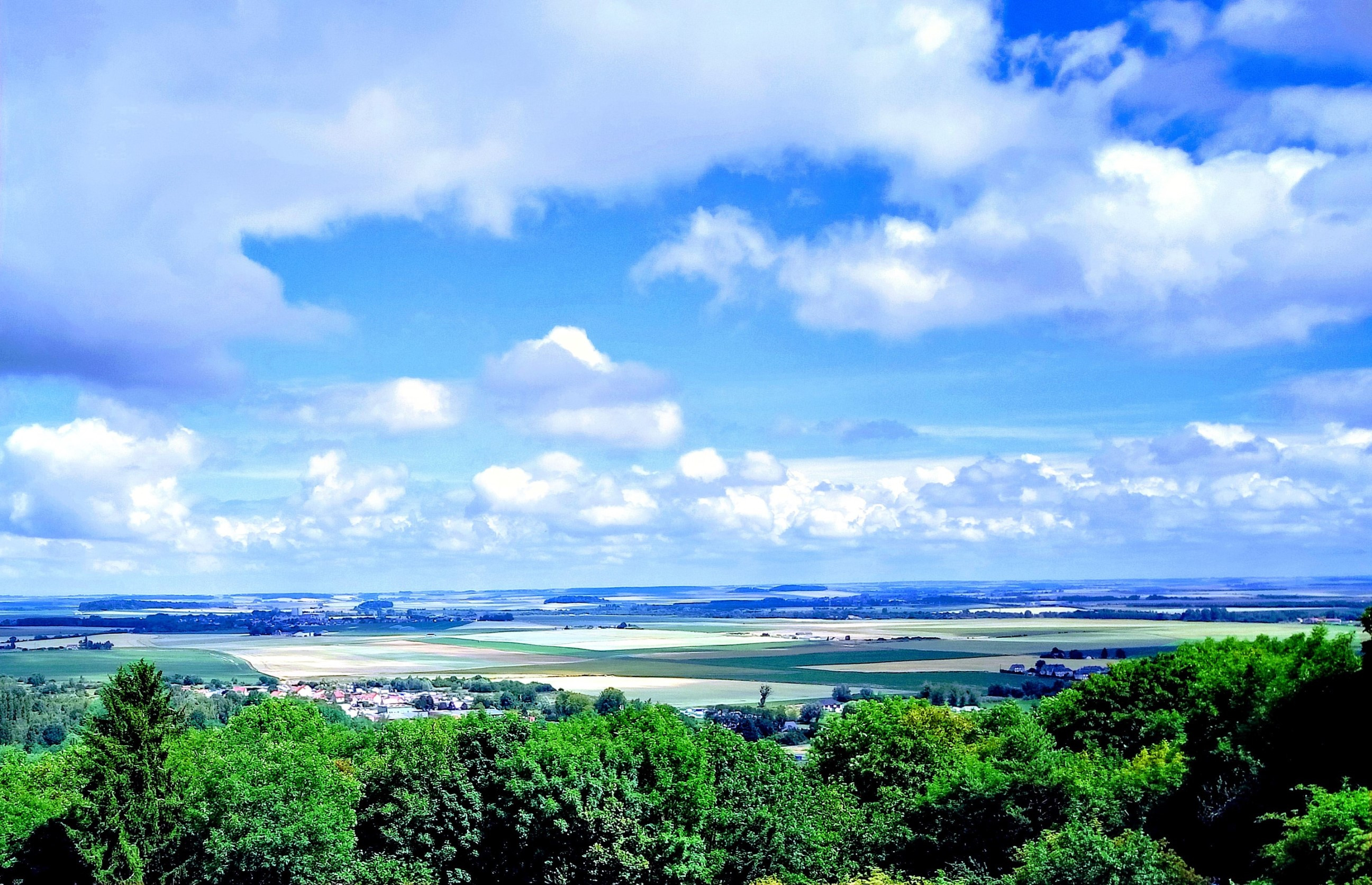 Wallpapers Nature Skies - Clouds Vue champêtre