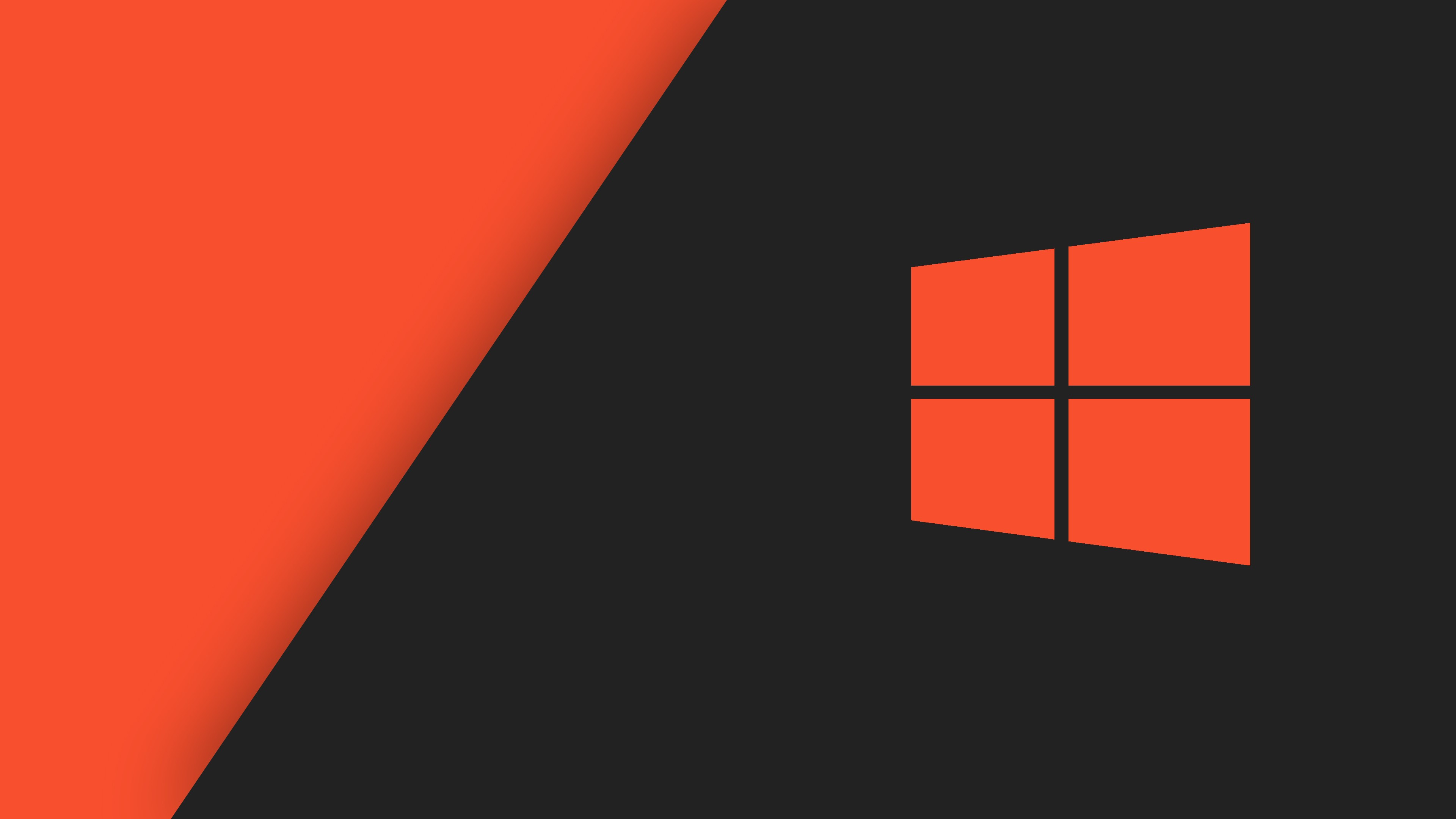 Wallpapers Computers Windows 10 windows 10 orange stock