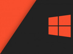  Informatique windows 10 orange stock