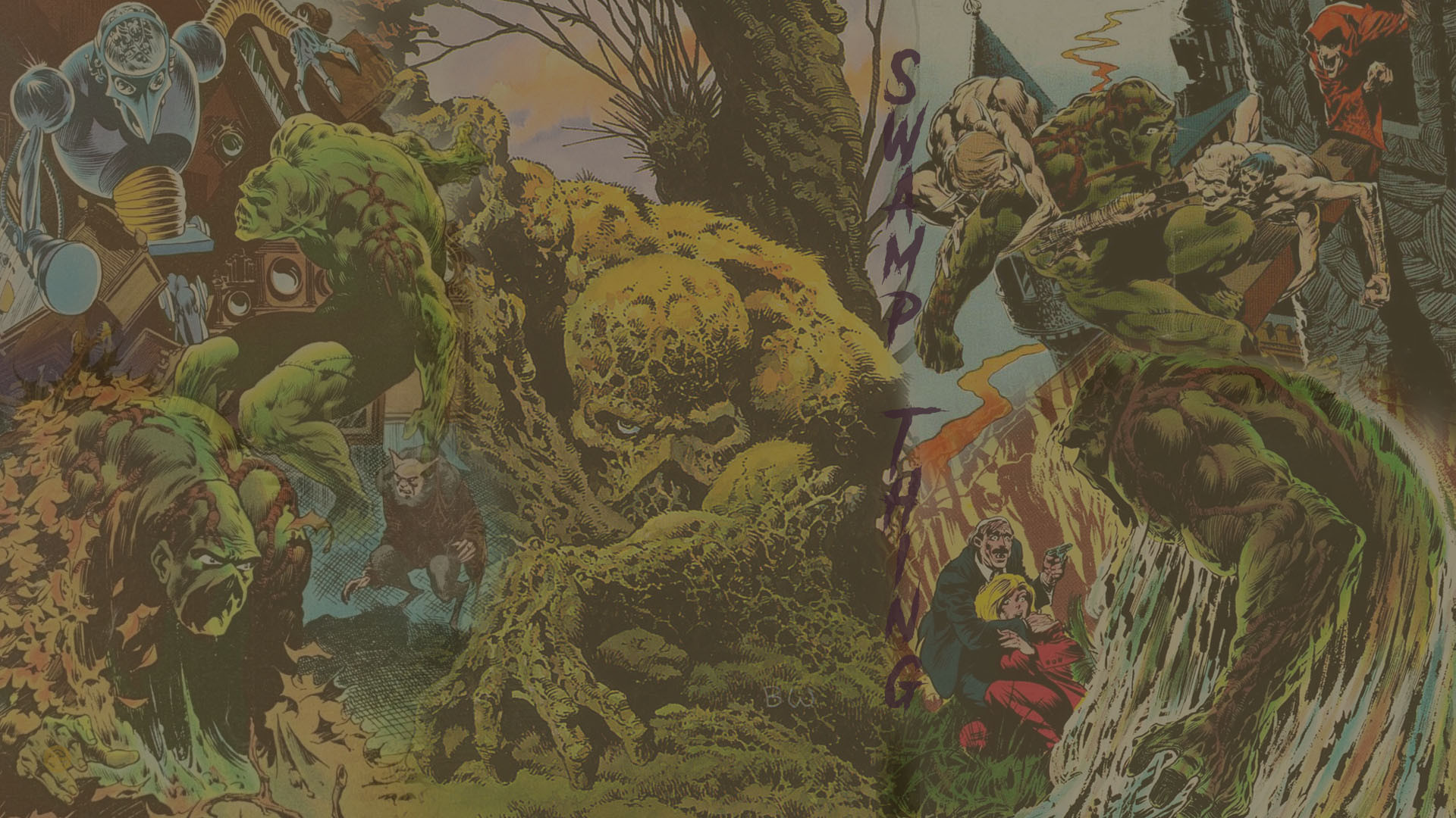 Fonds d'cran Comics et BDs Swamp Thing 