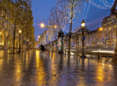  Constructions and architecture Avenue des Champs-Elyses illumine