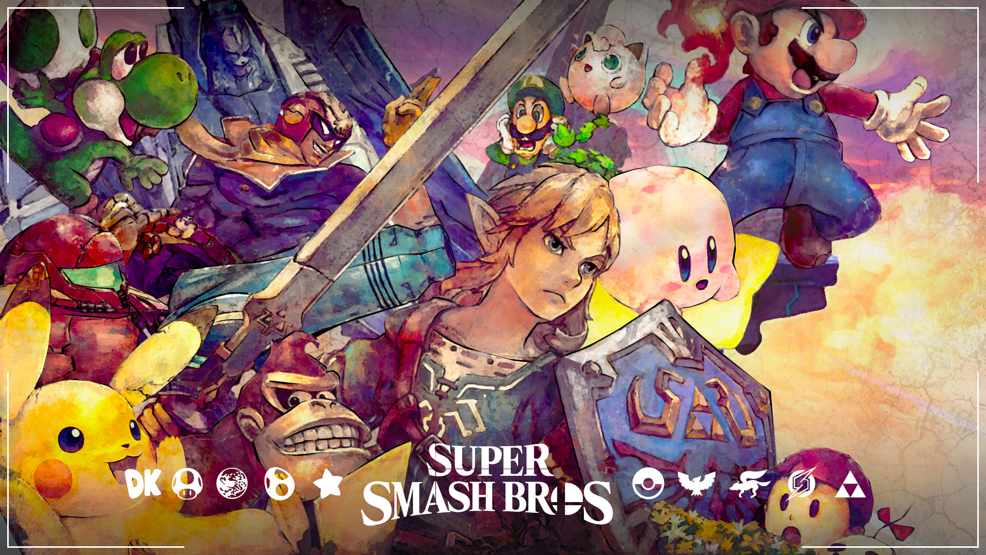 Wallpapers Video Games Super Smash Bros Super smash bros - the initials 12