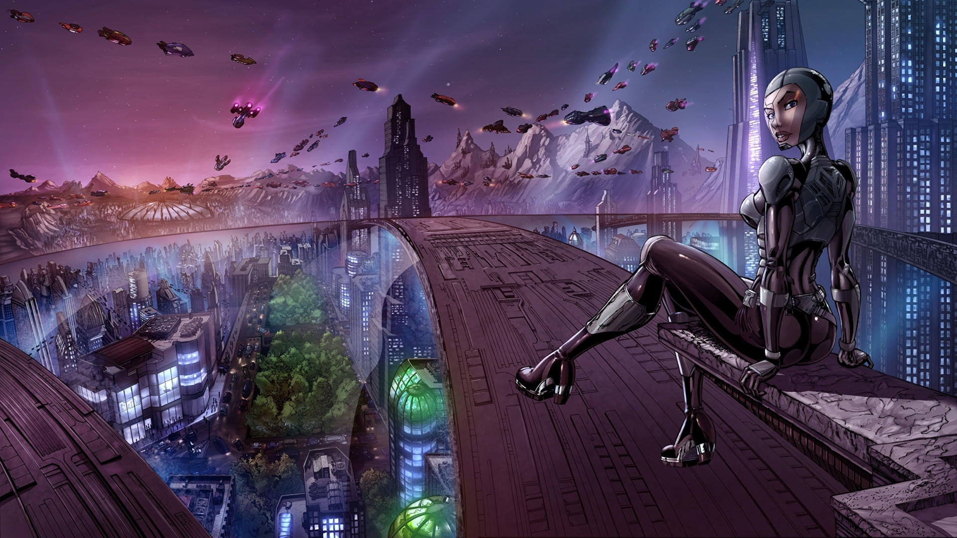 Wallpapers Fantasy and Science Fiction Cyborgs 