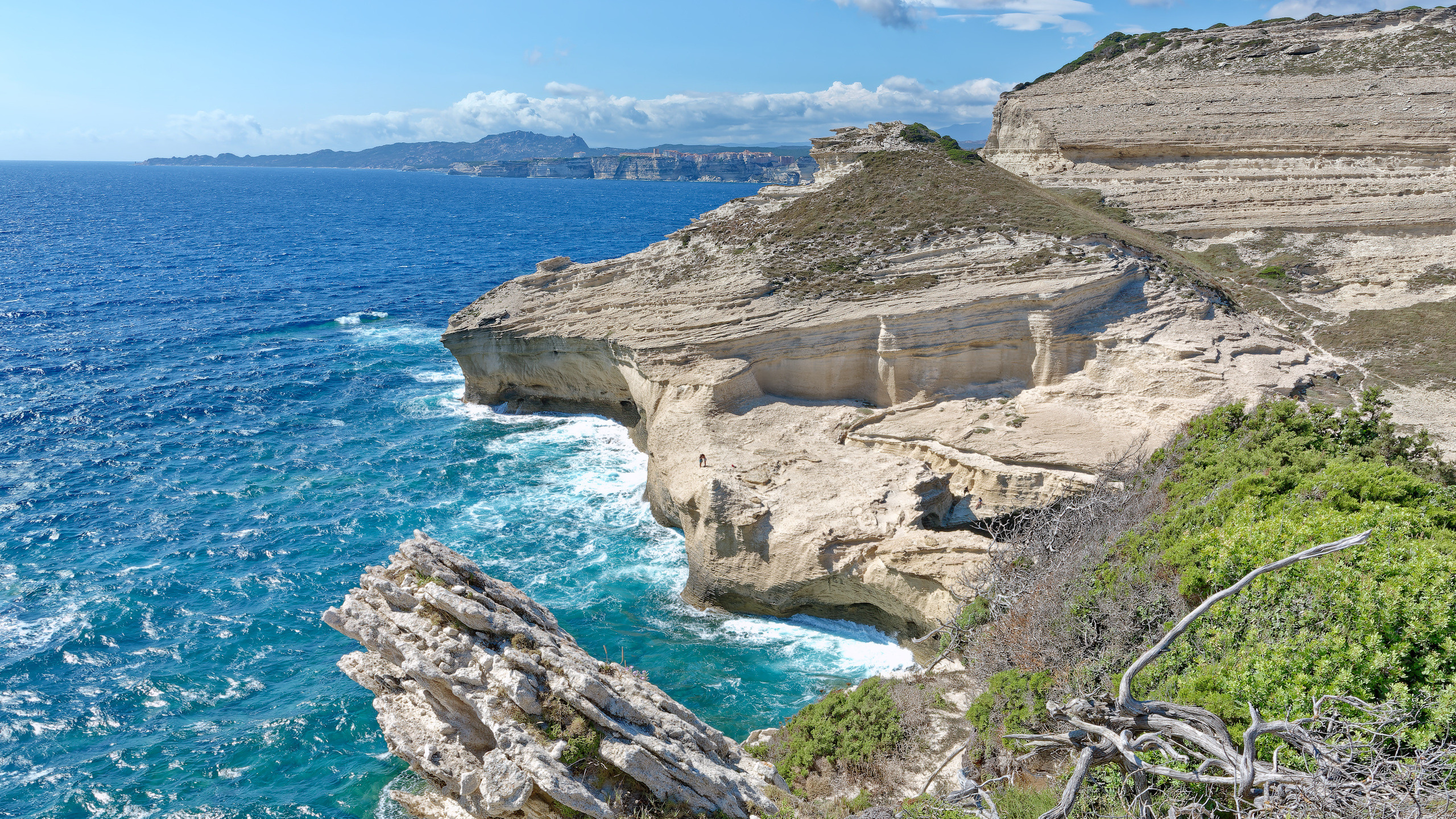 Wallpapers Trips : Europ France > Corsica Falaises de Bonfacio