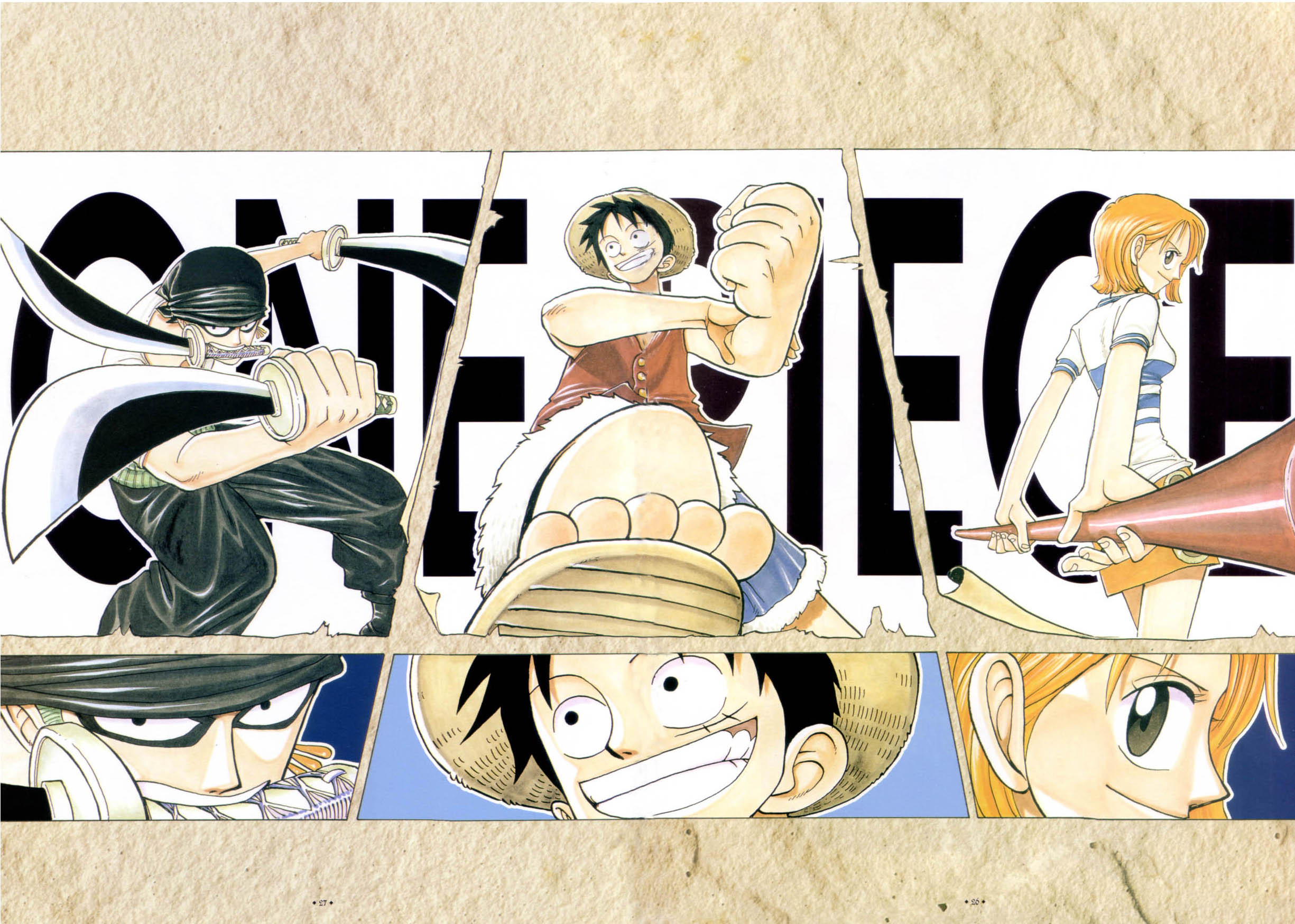 Wallpapers Manga One Piece One Piece Color Spread Chapitre 12