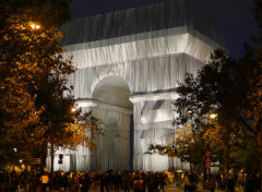 Fonds d'cran Constructions et architecture L'arc de triomphe habill par Christo