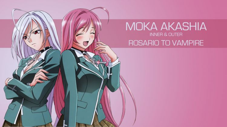 Fonds d'cran Manga Rosario + Vampire Wallpaper N485493