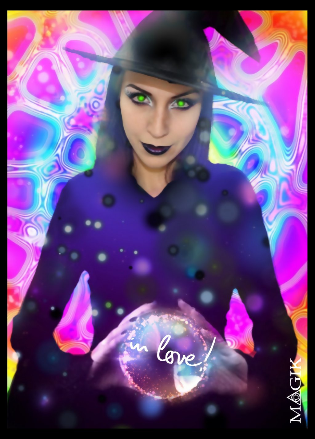 Wallpapers Digital Art Portraits Witch Love