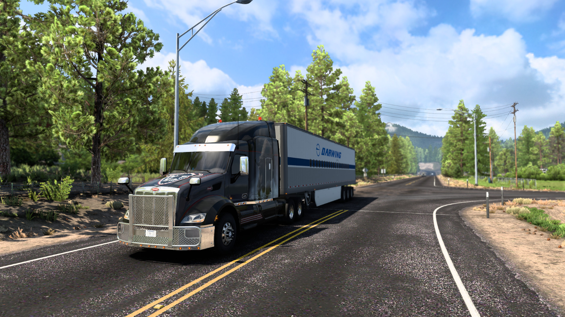 Fonds d'cran Jeux Vido 18-Wheeler American Pro Trucker Peterbilt 379 - American Truck Simulator