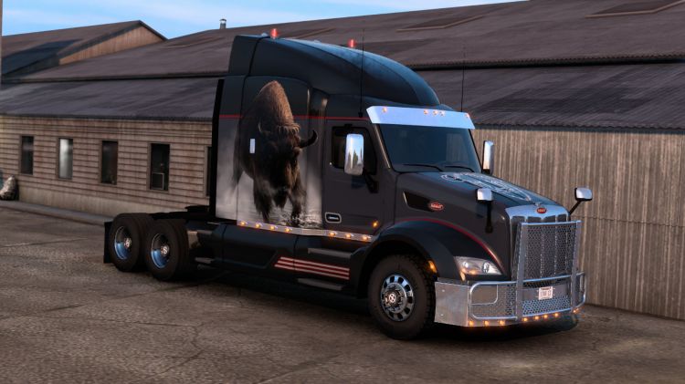 Fonds d'cran Jeux Vido 18-Wheeler American Pro Trucker Peterbilt 379 - American Truck Simulator