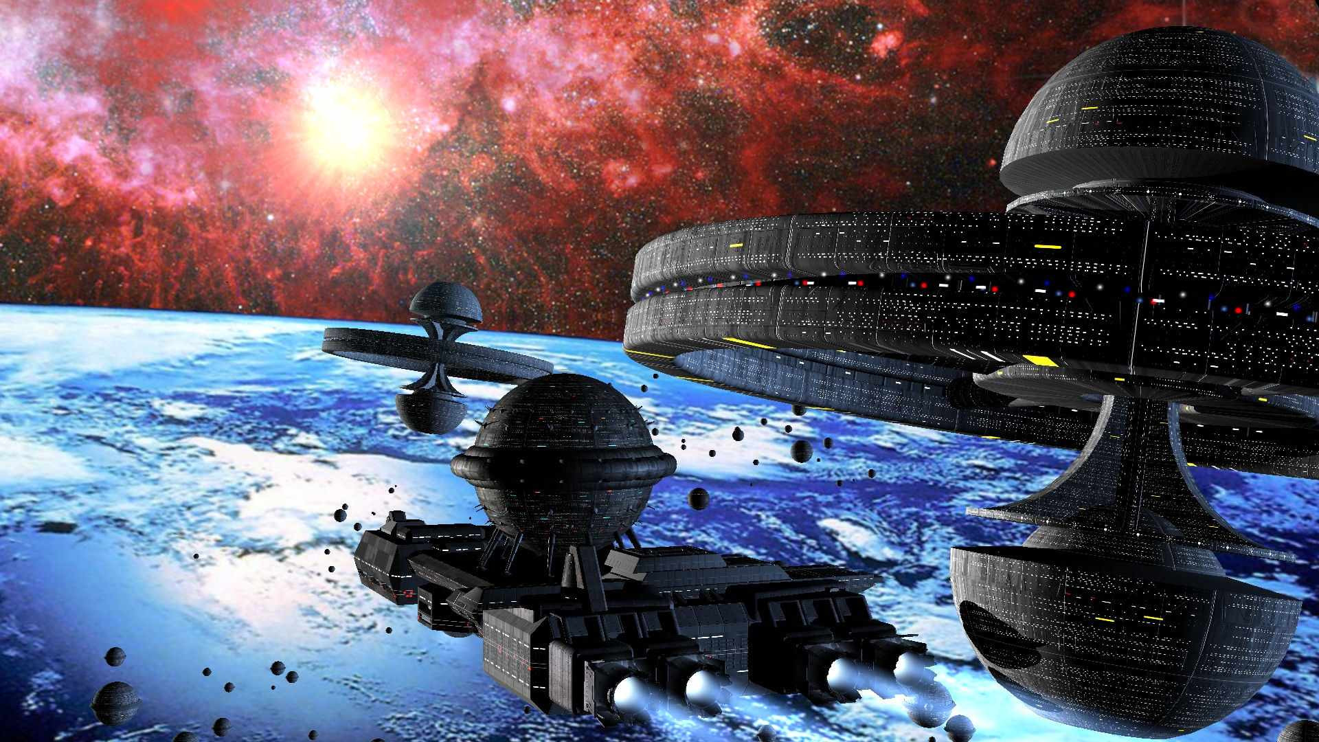 Wallpapers Fantasy and Science Fiction Spaceships 