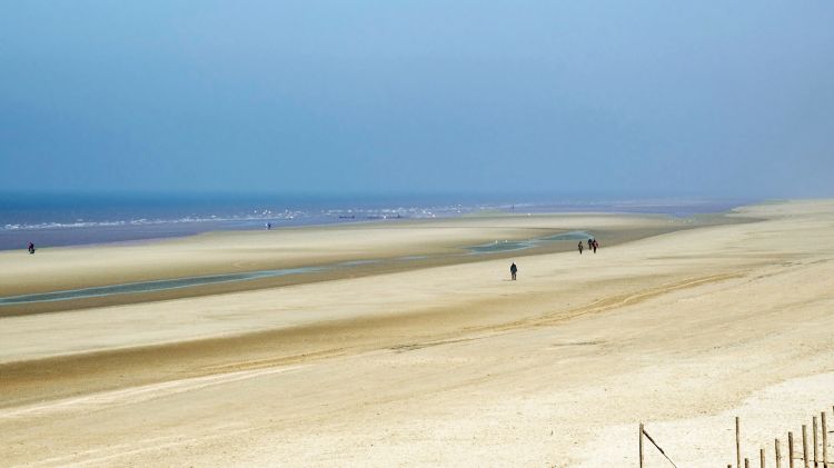 Wallpapers Nature Seas - Oceans - Beaches L'immense plage de Zuydcoote (Hauts-de-France)