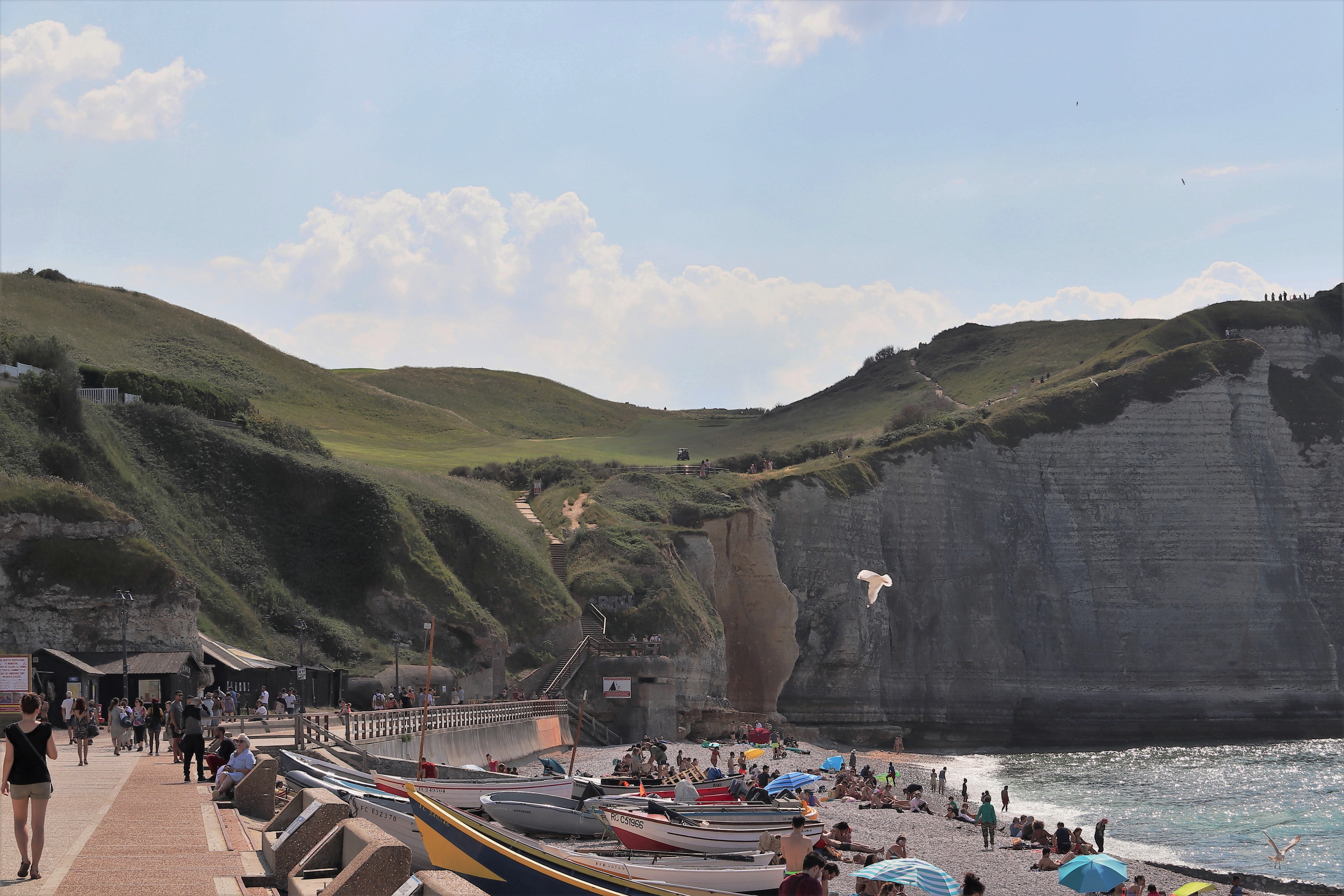 Fonds d'cran Nature Mers - Ocans - Plages Plage d'Etretat