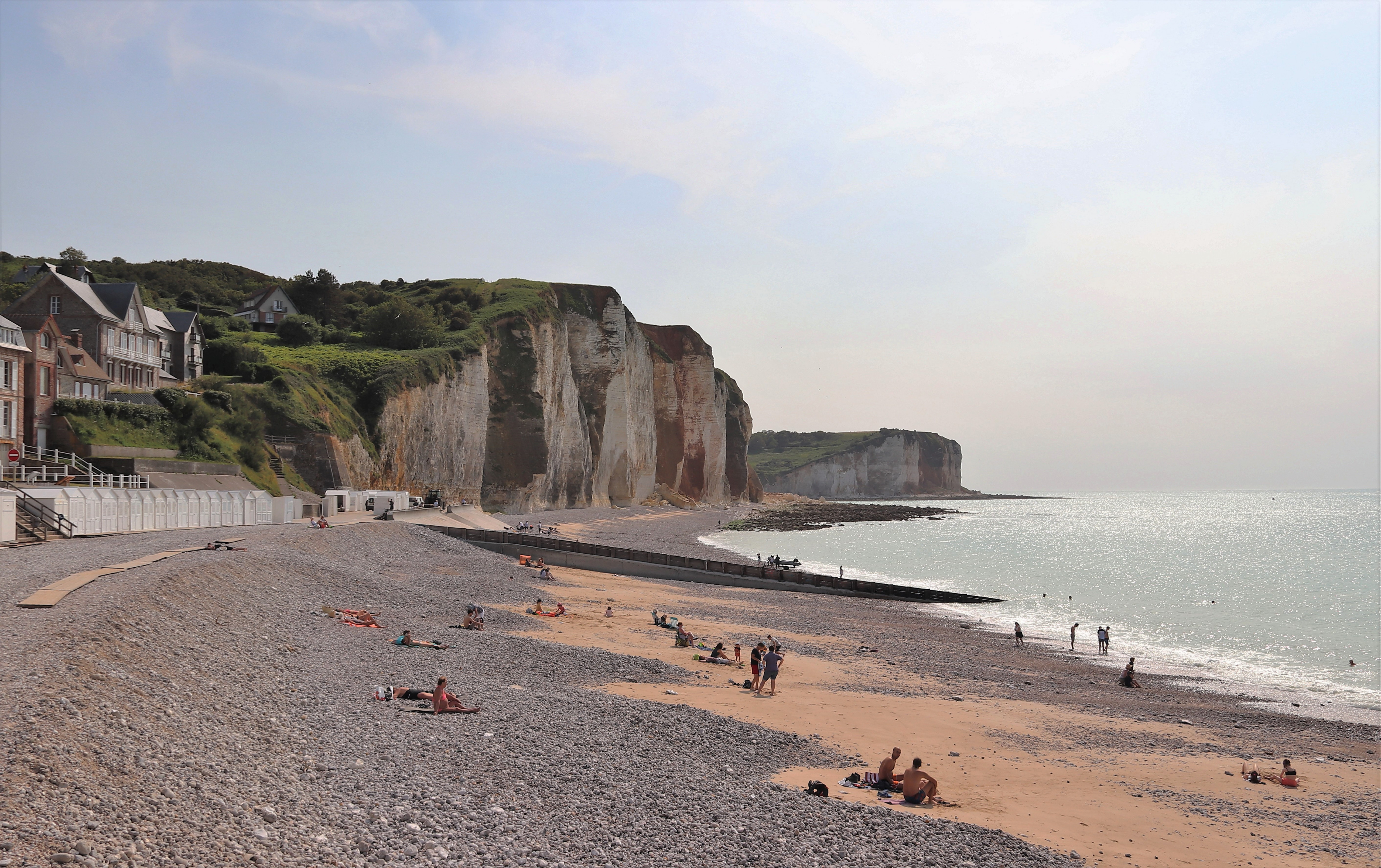 Wallpapers Nature Cliffs Plage de galets