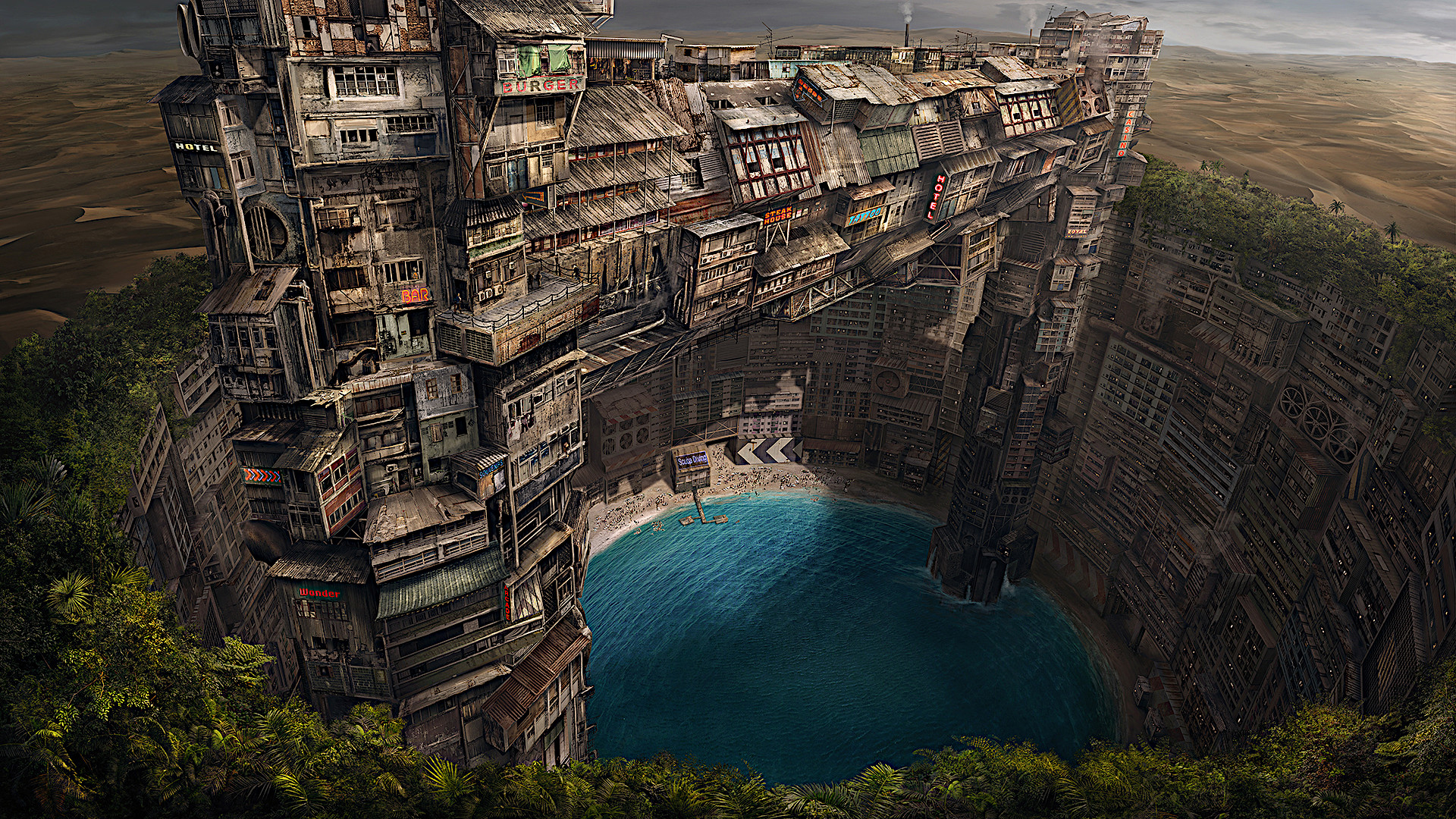 Wallpapers Fantasy and Science Fiction Future cities 