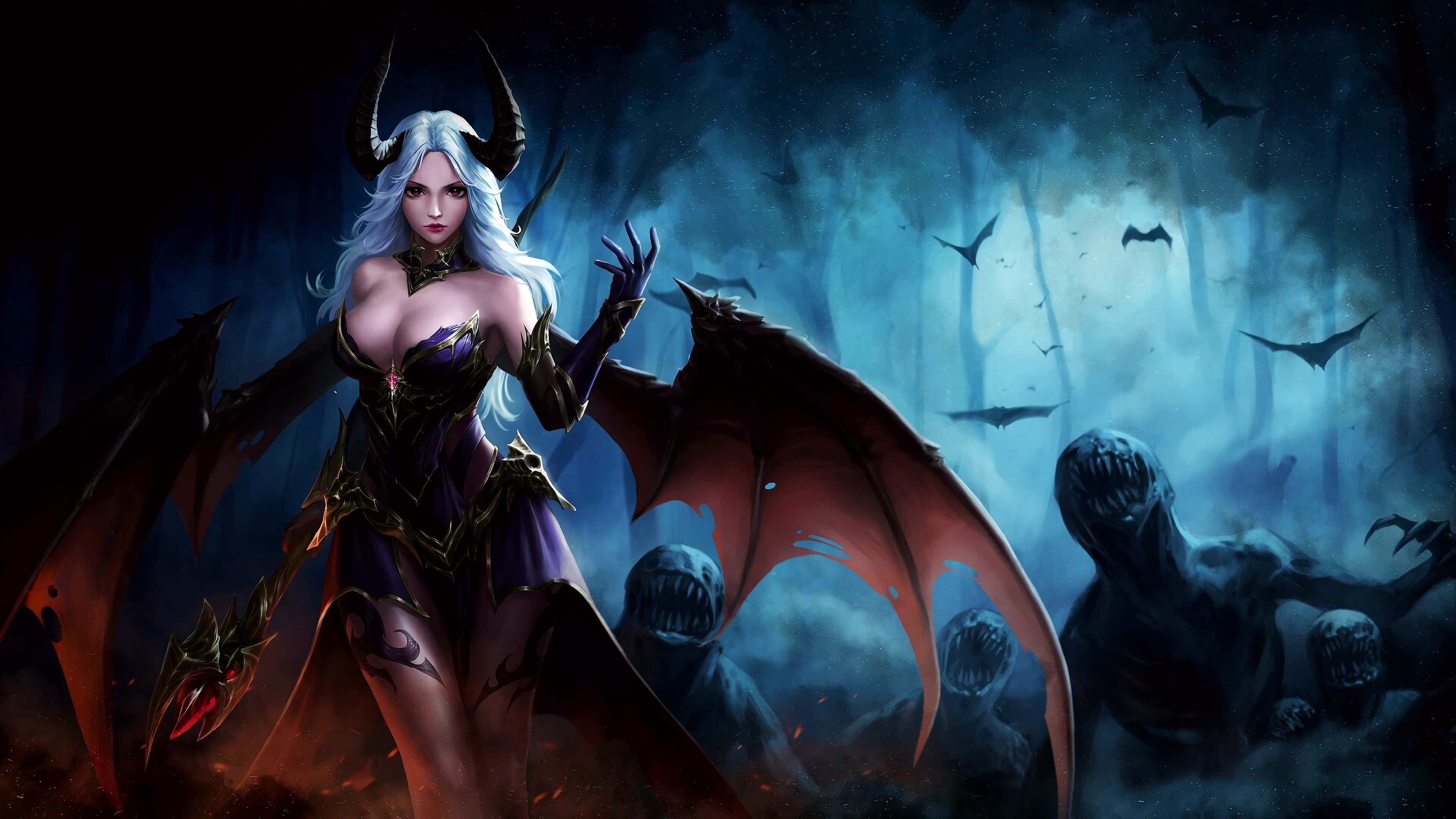 Wallpapers Fantasy and Science Fiction Demons - Hell 