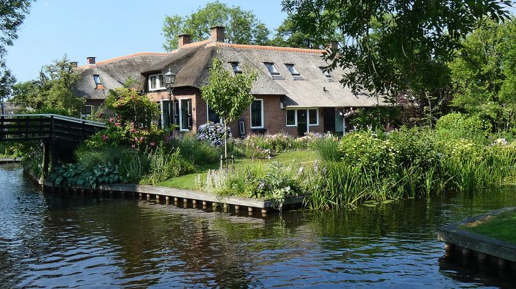 Wallpapers Trips : Europ Netherlands Le village lacustre de Giethoorn (province d'Overijssel)