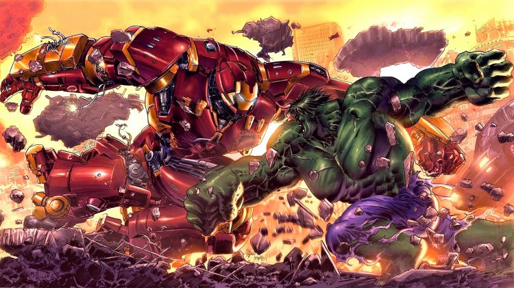 Wallpapers Comics Hulk Hulk Vs. HulkBuster