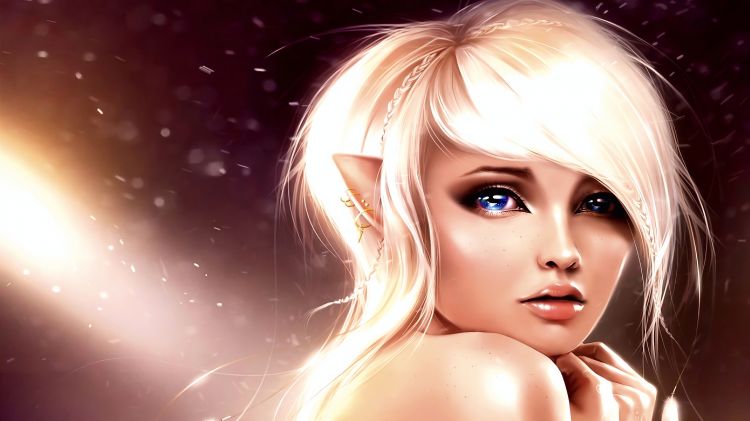 Wallpapers Fantasy and Science Fiction Elfs Wallpaper N494870