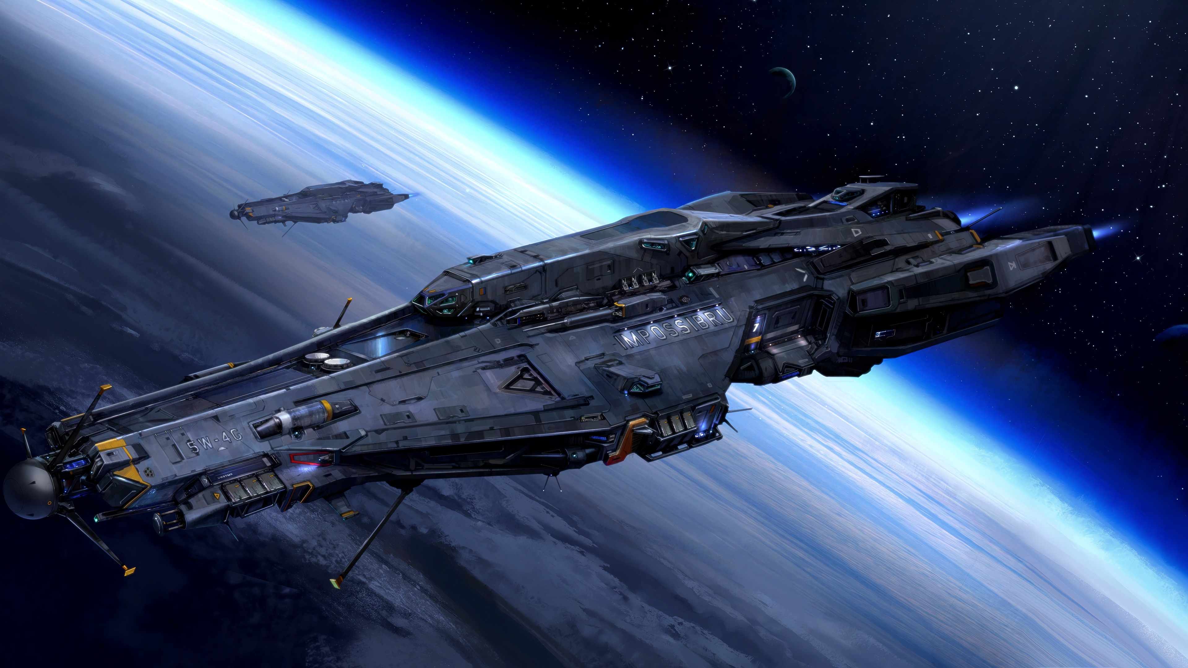 Wallpapers Fantasy and Science Fiction Spaceships 