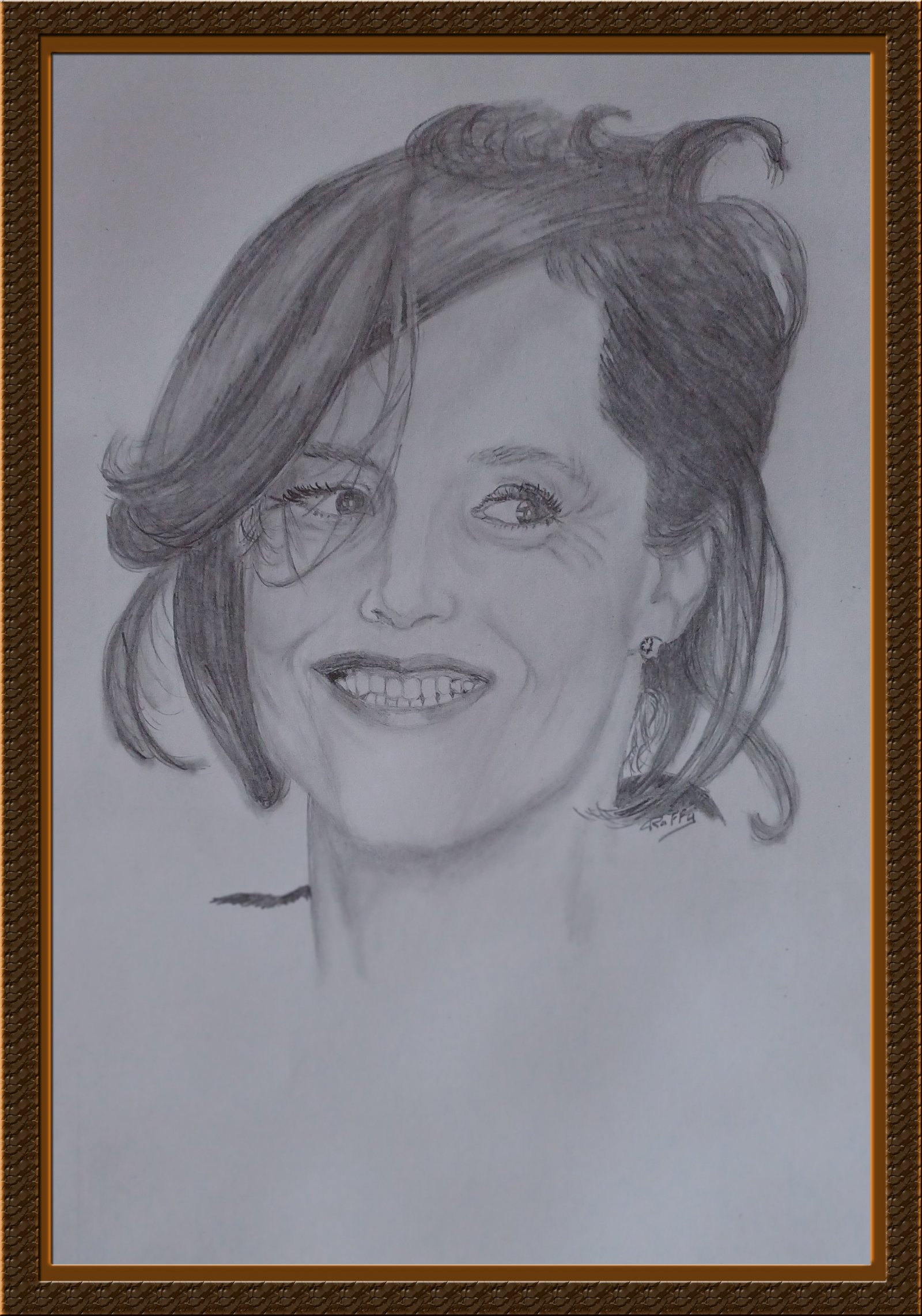 Fonds d'cran Art - Crayon Portraits Sigourney Weaver