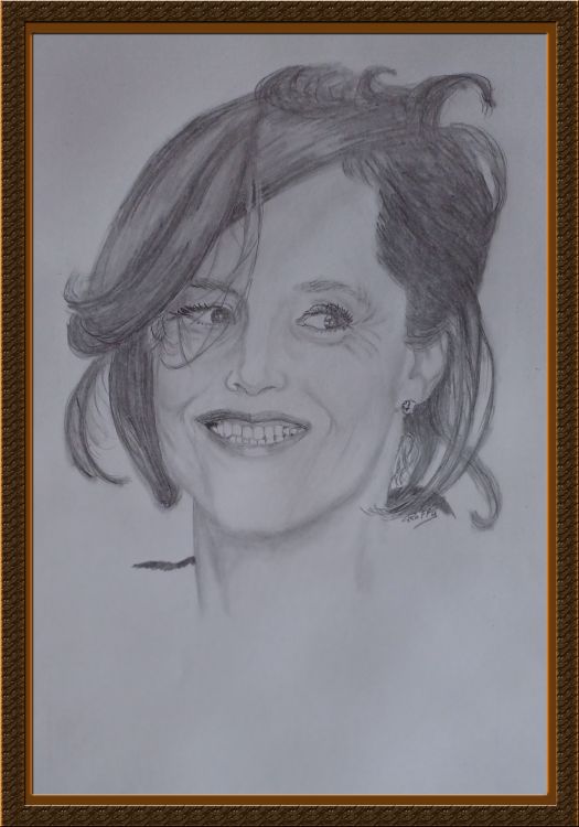 Fonds d'cran Art - Crayon Portraits Sigourney Weaver