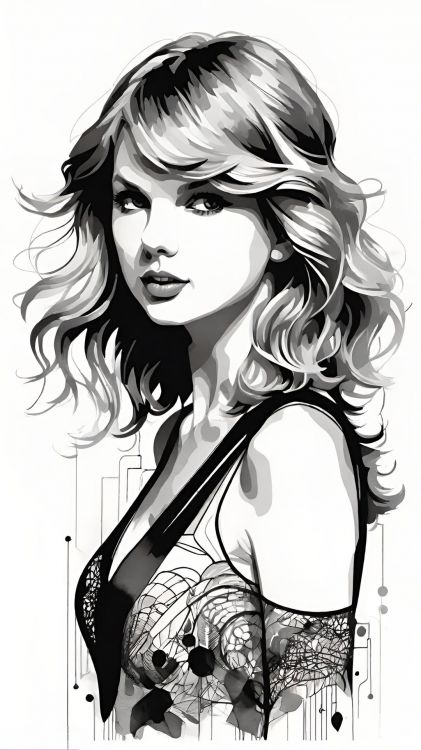 Fonds d'cran Art - Numrique Portraits Taylor Swift