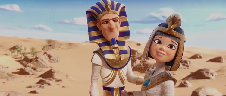 Fonds d'cran Dessins Anims Sacres Momies (Mummies) Sacres Momies (Mummies) : Nefer et Pharaon